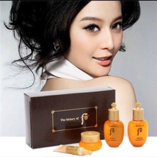 Set dưỡng da WHOO vàng 4pc