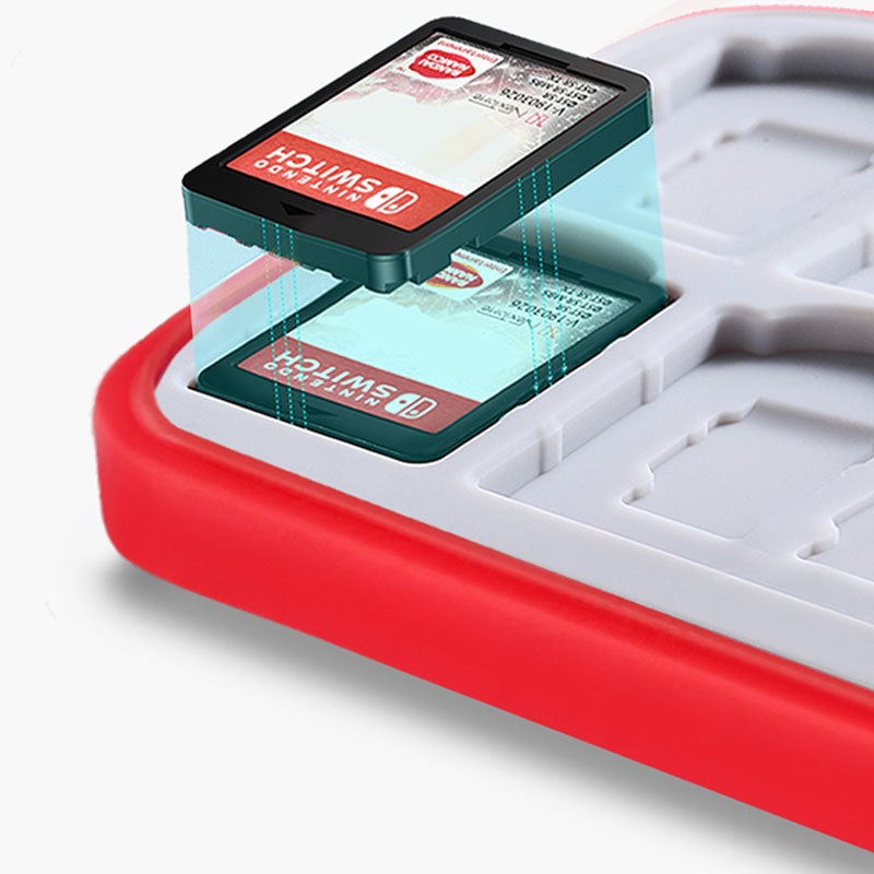 Hộp đựng thẻ chơi game Nintendo Switch bằng silicone hít nam châm