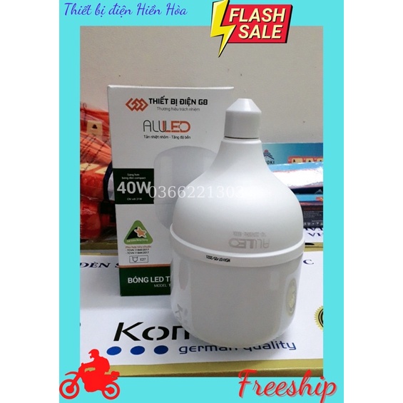 Bóng đèn led 40w - siêu sáng, siêu tiết kiệm điện