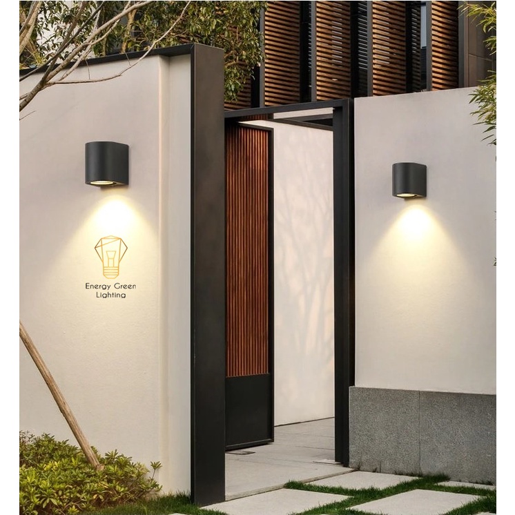 Đèn Gắn Tường Trang Trí Energy Green Lighting Decor Ngoài Trời ,Trong Nhà DT-1877 Tròn, DT-1840 Vuông - Led Siêu Sáng
