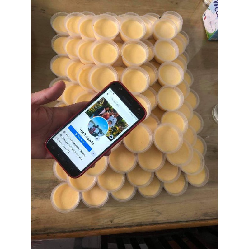 bánh plan sữa tươi nhà làm