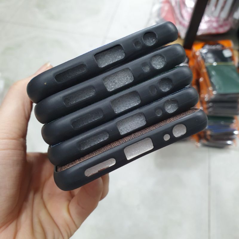 Ốp lưng Xiaomi Redmi note 10 4G/Poco M5S dẻo viền lưng vải có bảo vệ camera