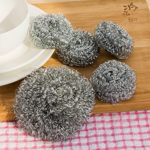 Cọ xoong nồi bằng thép không gỉ, bùi nhùi đánh xoong, búi rác sắt siêu bền vệ sinh sạch sẽ. Hakhanhelec