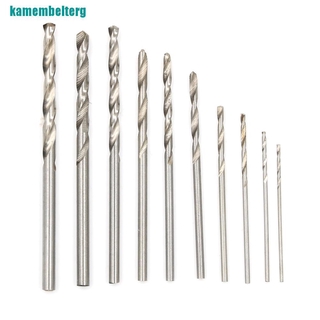 ✲Bộ 10 Mũi Khoan Thép Gió Bọc Titan Tốc Độ Cao