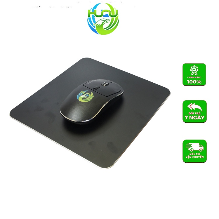 Chuột Không Dây Huqu K1 Tặng Kèm Miếng Lót Kim Loại - Điều Chỉnh DPI