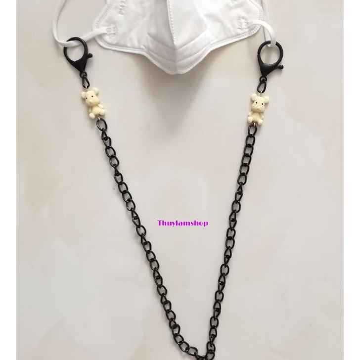 Dây đeo khẩu trang chống rớt mic gấu dễ thương mã AT14