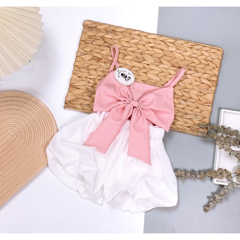 Bộ 2 dây Nơ quần phồng cực Hot Trend cho bé gái - B2DNQP