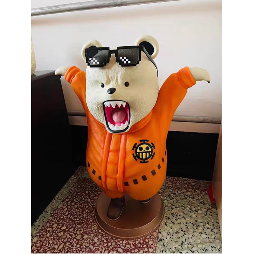 Mô hình One Piece Gấu Bepo kung Fu khổng lồ 65cm