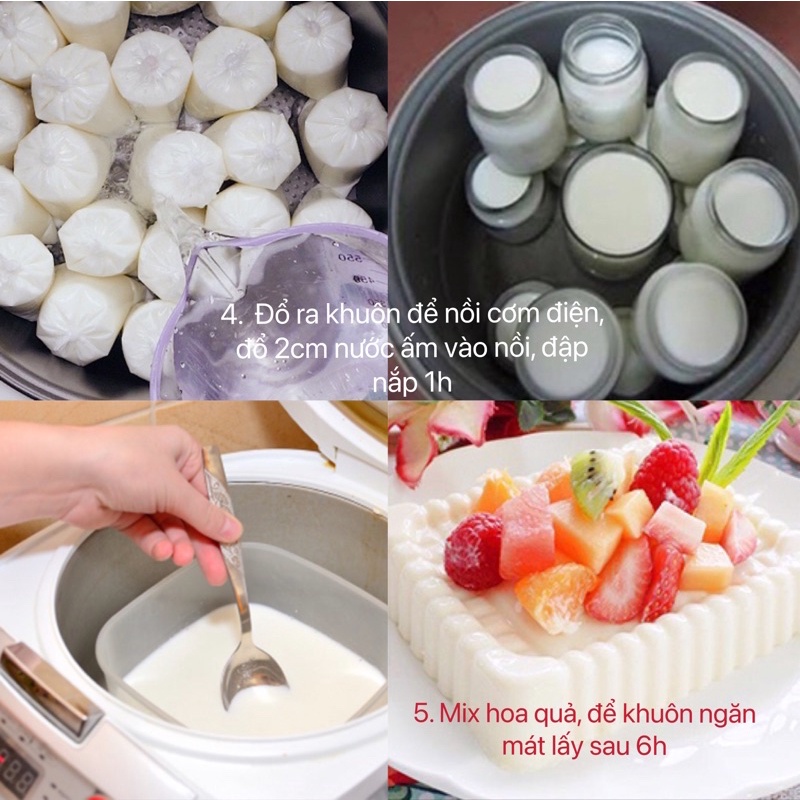 100G BỘT SỮA CHUA DẺO TỰ LÀM TẠI NHÀ ĐƠN GIẢN