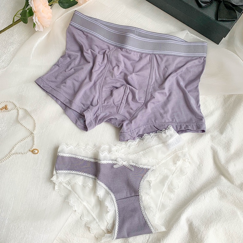 Quần Lót Lưới Lưng Vừa Không Đường May Gợi Cảm Cho Cặp Đôi