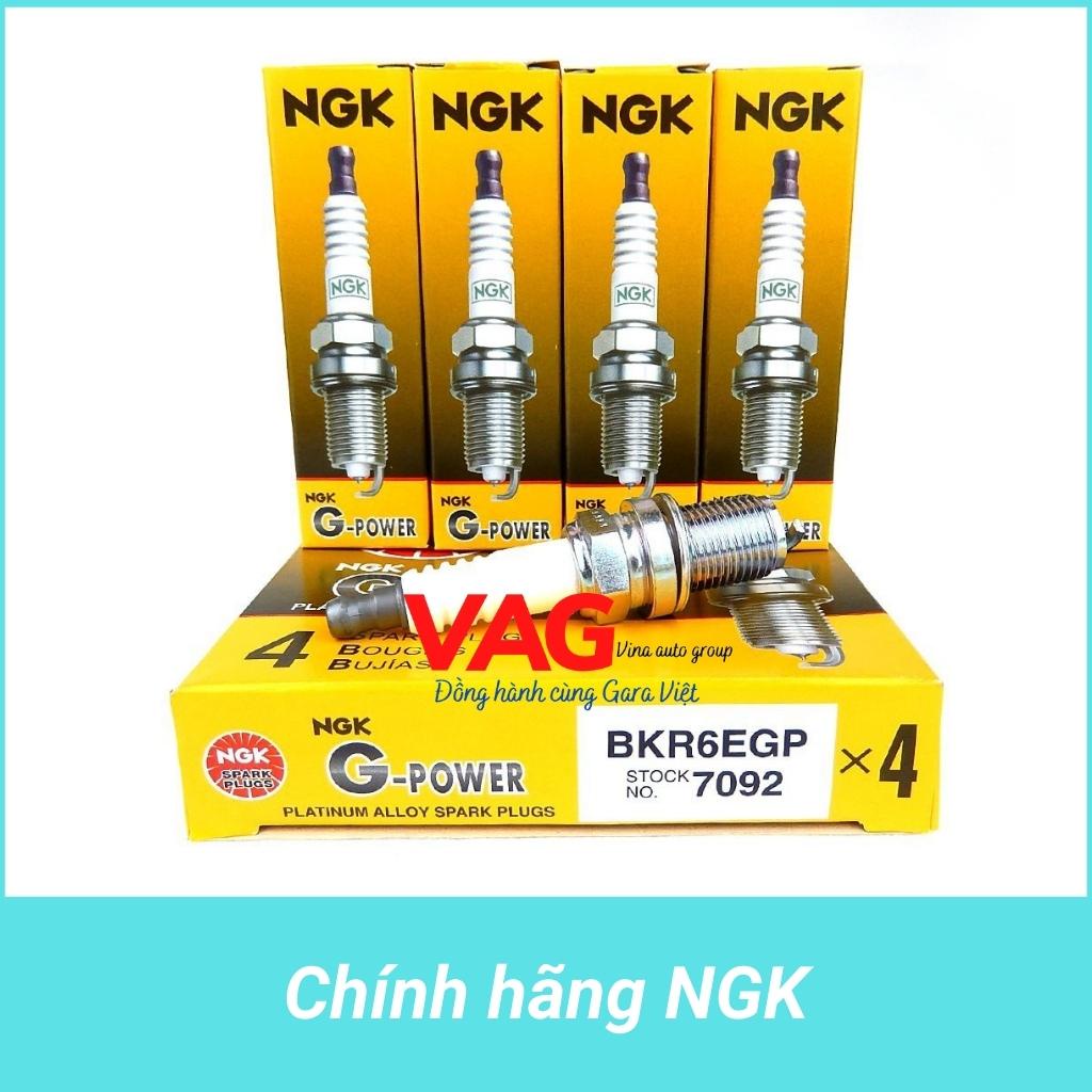 [Chính hãng] Bugi Ngk G-Power Platinum - Morning, i10, vios, yaris, gentra, lacety, cruze, getz, click ,... BKR6EGP