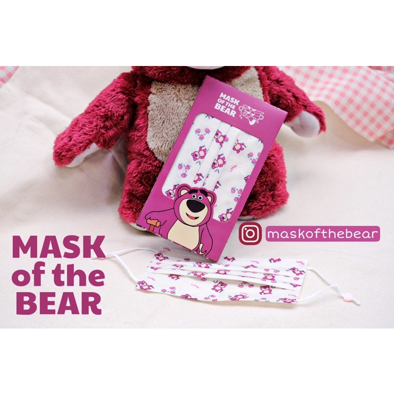 Khẩu trang gấu Lotso Toystory | BigBuy360 - bigbuy360.vn