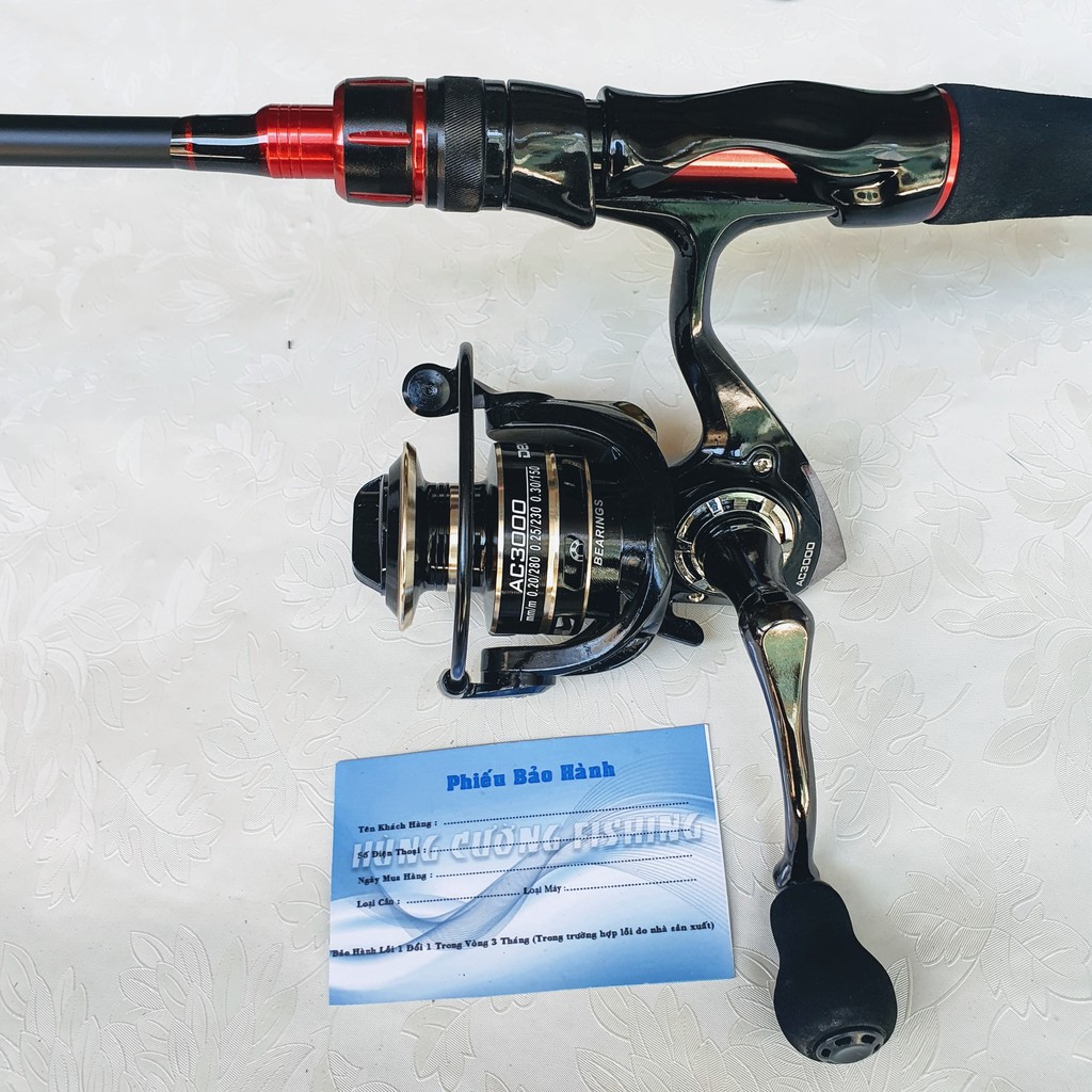 Bộ Cần Câu Lure 1 Ngọn Đỏ  Gía Rẻ Bộ Máy Đứng