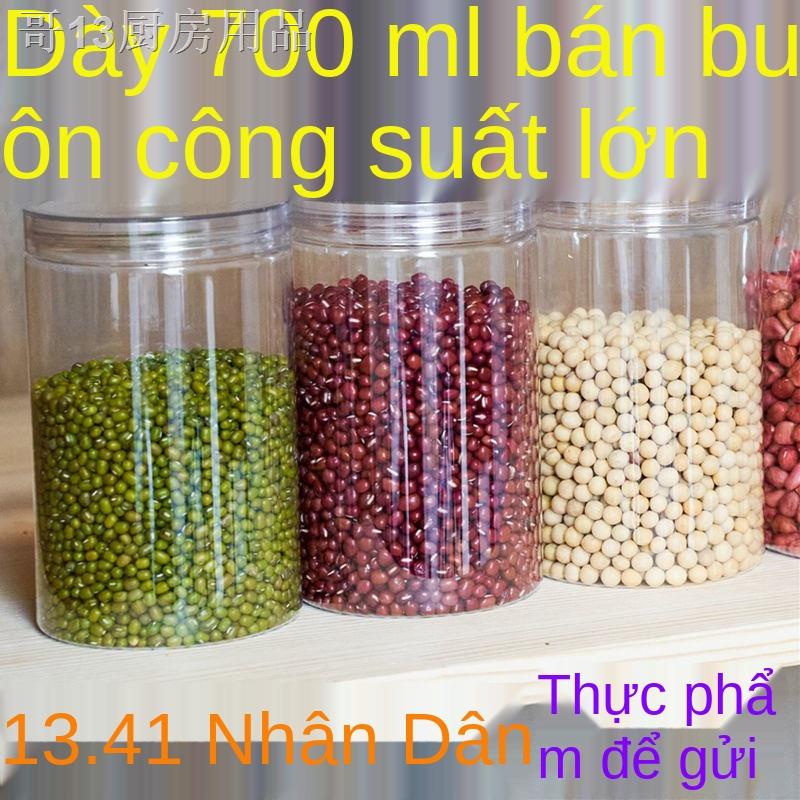 [Bán buôn cấp thực phẩm] Hộp đựng phẩm nhà bếp kín nhựa trong suốt, đồ ăn nhanh, chai