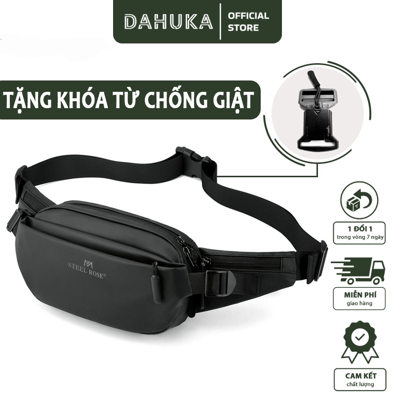 Túi đeo chéo nam nữ Unisex thời thang, chống nước siêu nhẹ STEEL ROSE