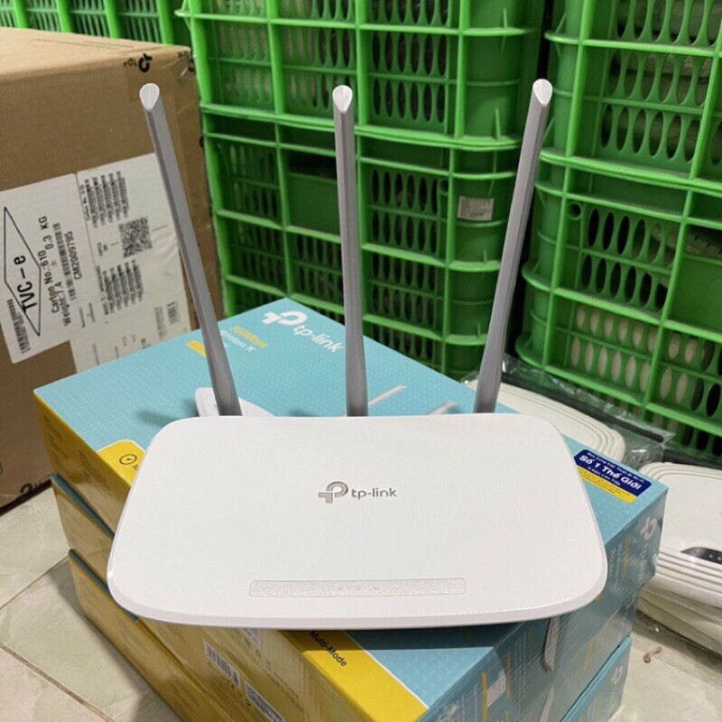 Bộ phát wifi TPLINK 845N 3 ăng ten xuyên tường Chính hãng Bảo hành 2 năm