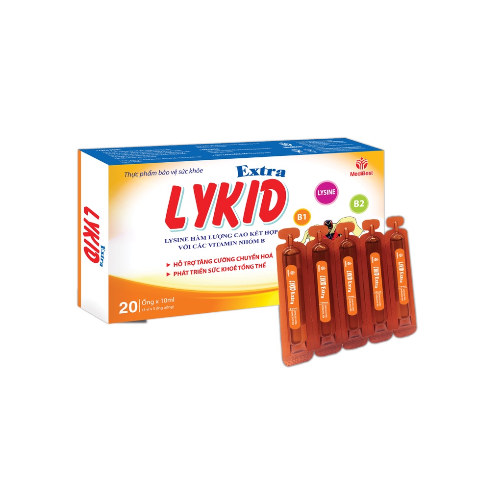 Hỗ trợ tăng cường chuyển hóa - Lykid Extra