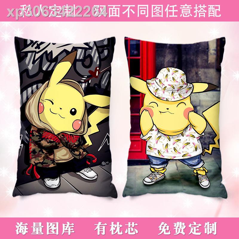 Gối Ôm Dài Hình Pikachu Dễ Thương Xinh Xắn