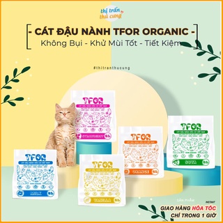 Cát đậu nành Tofu hữu cơ TFOR cho mèo XẢ TRỰC TIẾP TRONG NƯỚC cát vệ sinh thumbnail