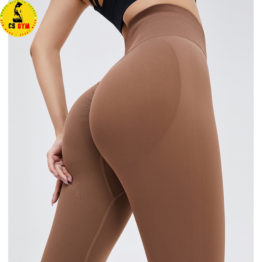 Quần thể thao tập gym yoga nữ MITAO1, chun mông, cạp cao, tôn dáng, thoáng khí, co giãn, không rão, thấm hút mồ hôi.