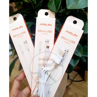Cáp sạc chính hãng Arun - Đầu Usb miro sạc nhanh 3A - dài 1m