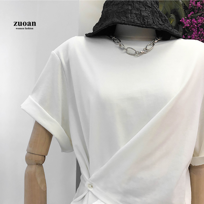 SUXI Áo Tay Ngắn Croptop Màu Trơn Phong Cách Hàn Quốc Dành Cho Nữ