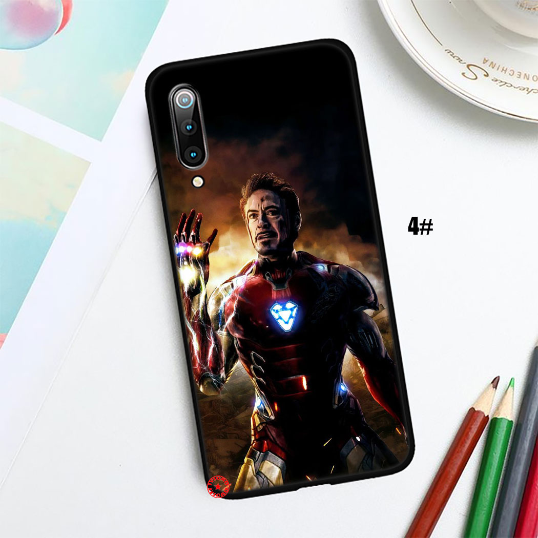 Ốp Điện Thoại Silicon Mềm Hình Iron Man Eg69 Cho Xiaomi Mi A3 A2 A1 5x 6x Redmi K30 K20 Pro Lite