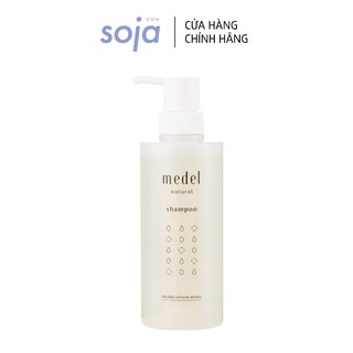 [Mã BMLT35 giảm đến 35K đơn 99K] Dầu Gội Dưỡng Tóc Suôn Mượt Chiết Xuất Từ Gạo Và 10 Loại Thảo Mộc Medel Natural 400ml