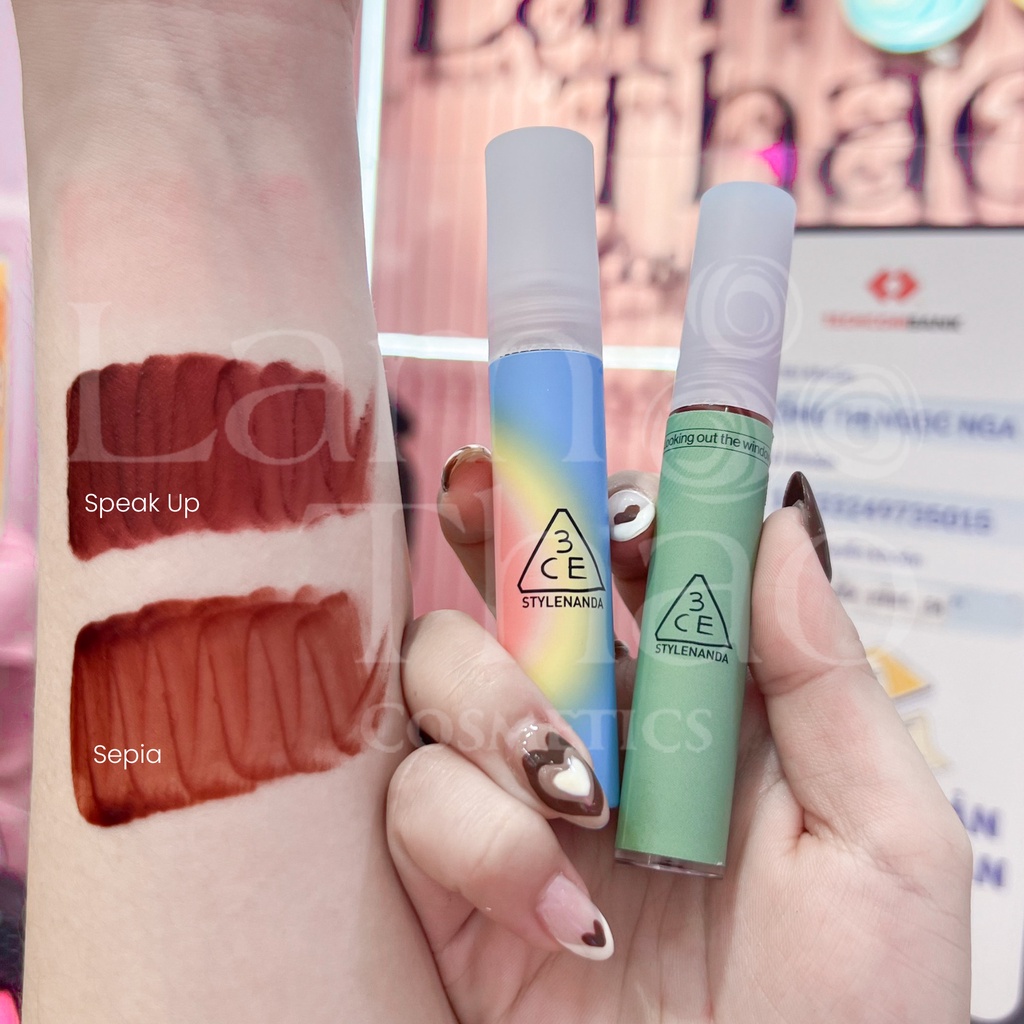 Son Kem Lì 3CE Blur Water Tint Mystic Moods Energy Drivers ( Phiên Bản Giới Hạn ) 4g