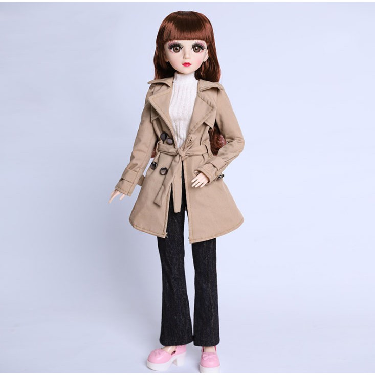 Váy Búp Bê BJD Cao 60cm - Sét Váy Thu Đông