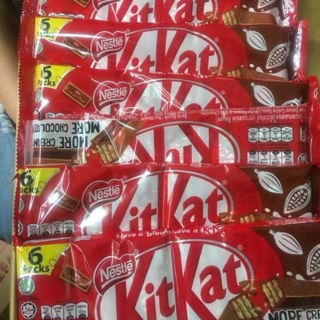 Bánh socola kitkat 2f 6 thanh