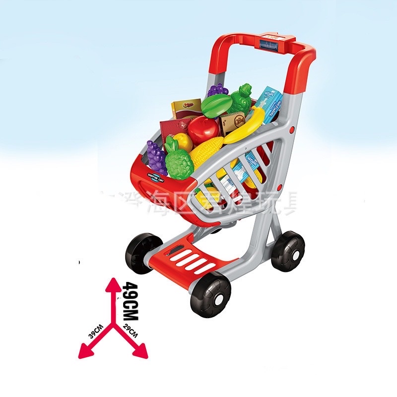 ĐỒ CHƠI XE ĐẨY SIÊU THỊ SHOPPING CART 41 CHI TIẾT