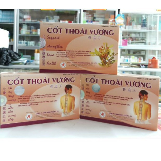 CỐT THOÁI VƯƠNG⚡chính hãng⚡mua 6h tặng 1h⚡- Hỗ trợ xương khớp, giảm thoái hóa, đau vai gáy từ thảo dược