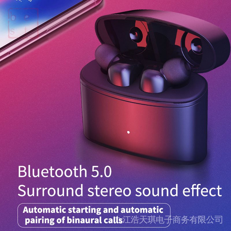 Tai Nghe Bluetooth 5.0 Không Dây Âm Thanh stereo Có mic Cho iPhone Samsung Huawei YG9D