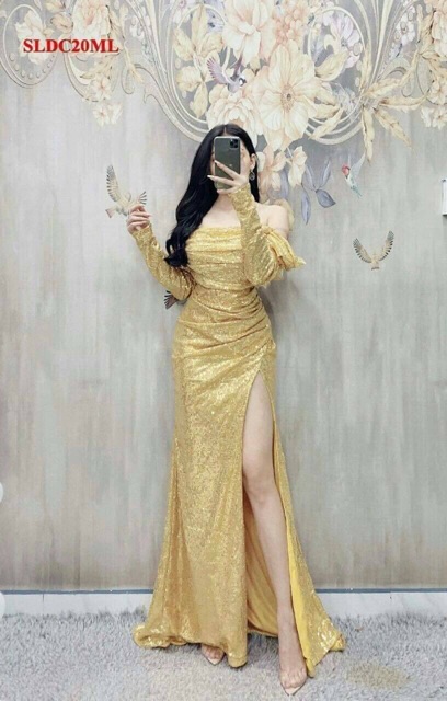 ĐẦM BODY KIM SA RỚT VAI NGỌC TRINH