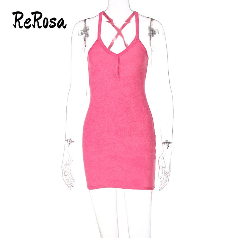 Đầm Hai Dây Cổ Chữ V Ôm Dáng Thời Trang Dành Cho Nữ