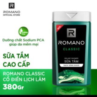 ROMANO_ SỮA TẮM 380G ĐỦ LOẠI