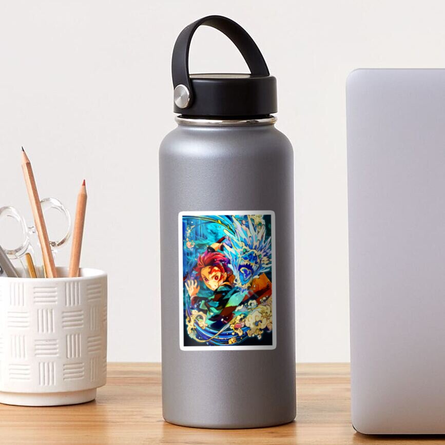 Kamado Tanjiro | Sticker Manga / Manga Demon Slayer - Chất Liệu Vinyl Dẻo - Cắt Sẵn - Chống Nước