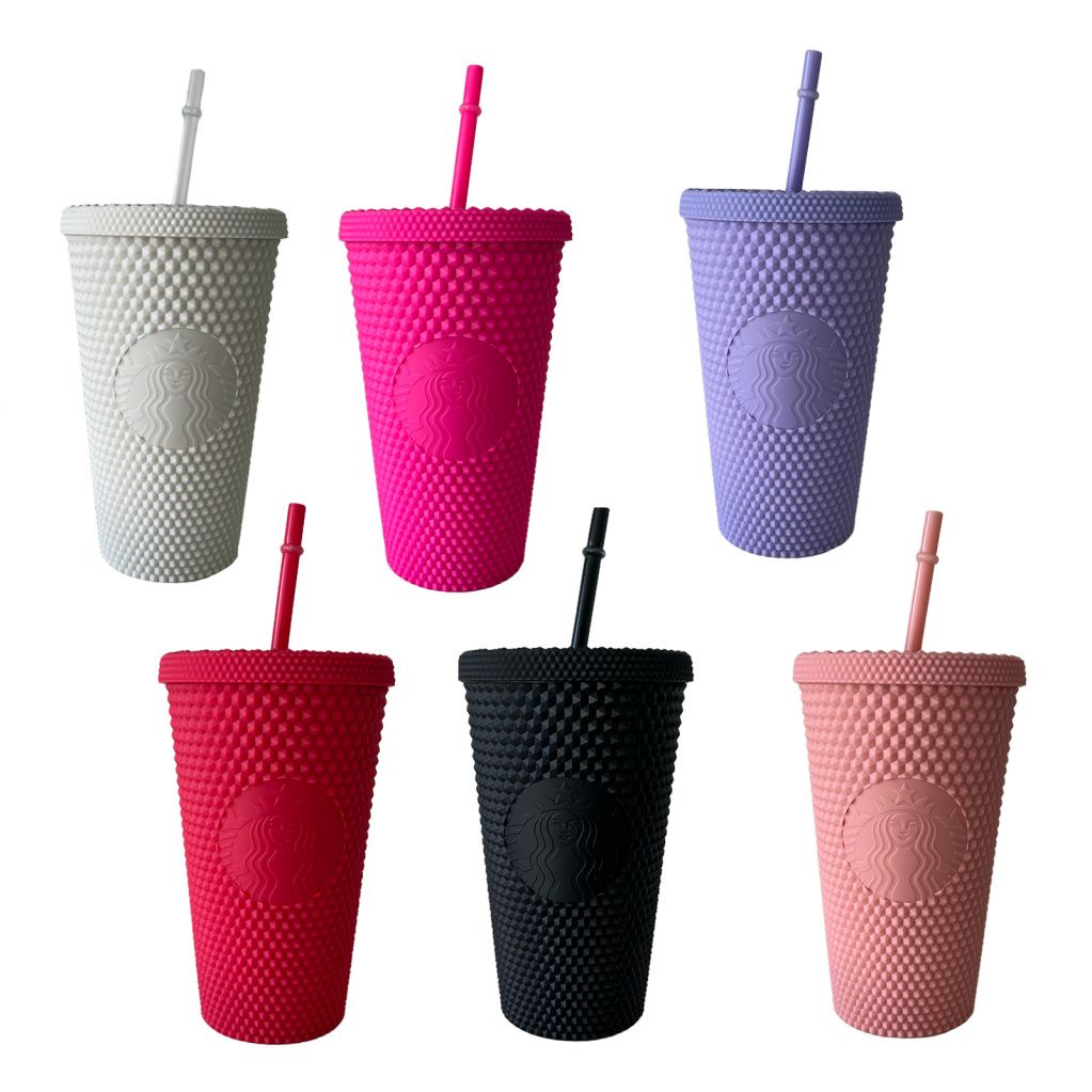 Star-bucks Sầu Riêng Loạt Tái Sử Dụng Cốc Nhựa Với Mô Hình Kim Cương Phích Cup 24-giờ Tái Sử Dụng Sầu Riêng Cup Waitime