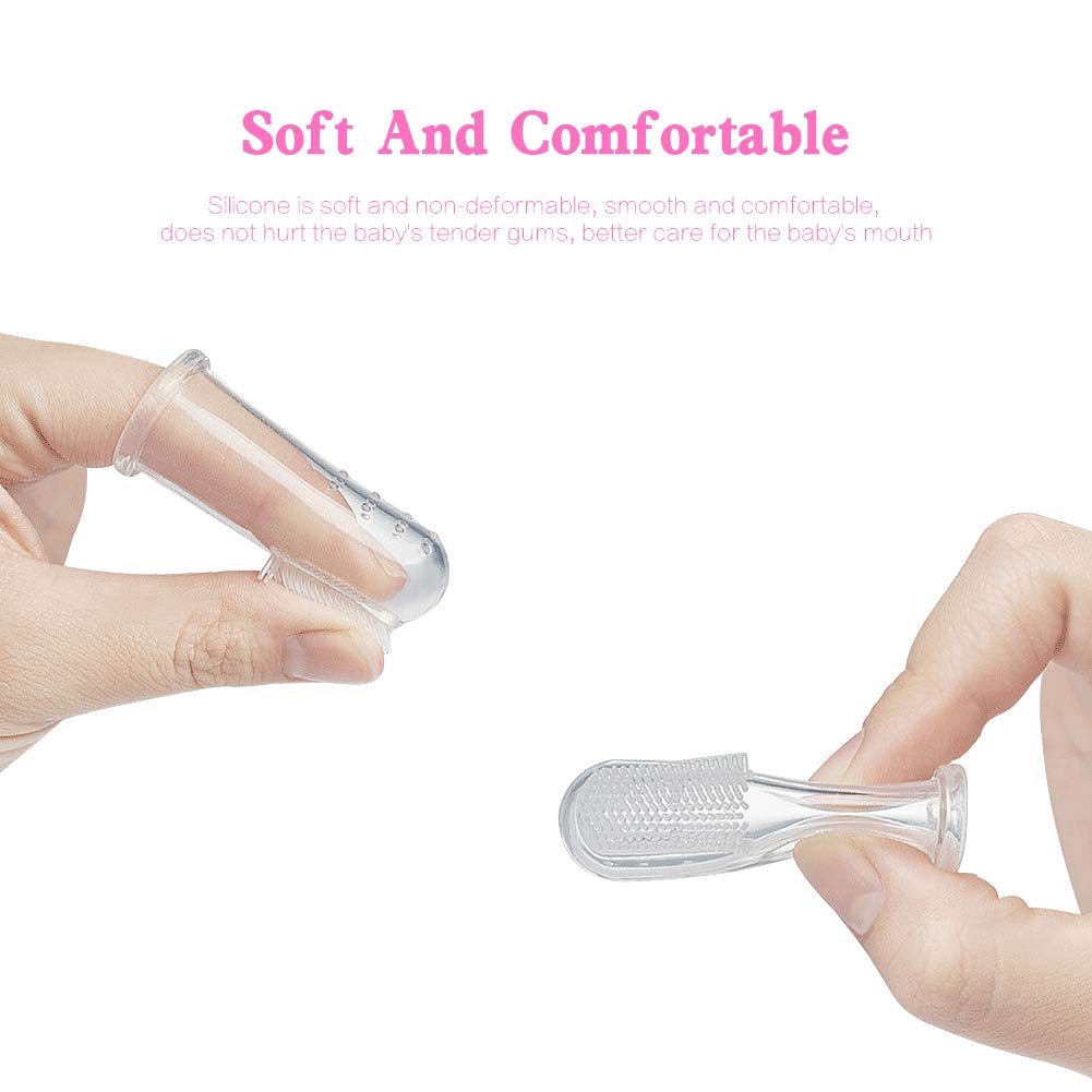 Bàn chải đánh răng bằng silicone cho trẻ sơ sinh