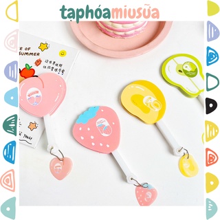 Quạt xoè mini hình hoa quả và bé thỏ dễ thương cute - MiuSua