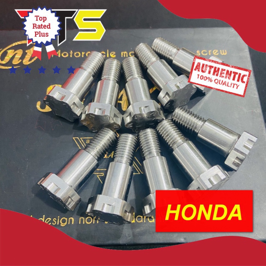 ỐC CHỐNG NGHIÊNG INOX ĐẶC 304 SỬ DỤNG CHO XE HONDA NHƯ WAVE, DREAM