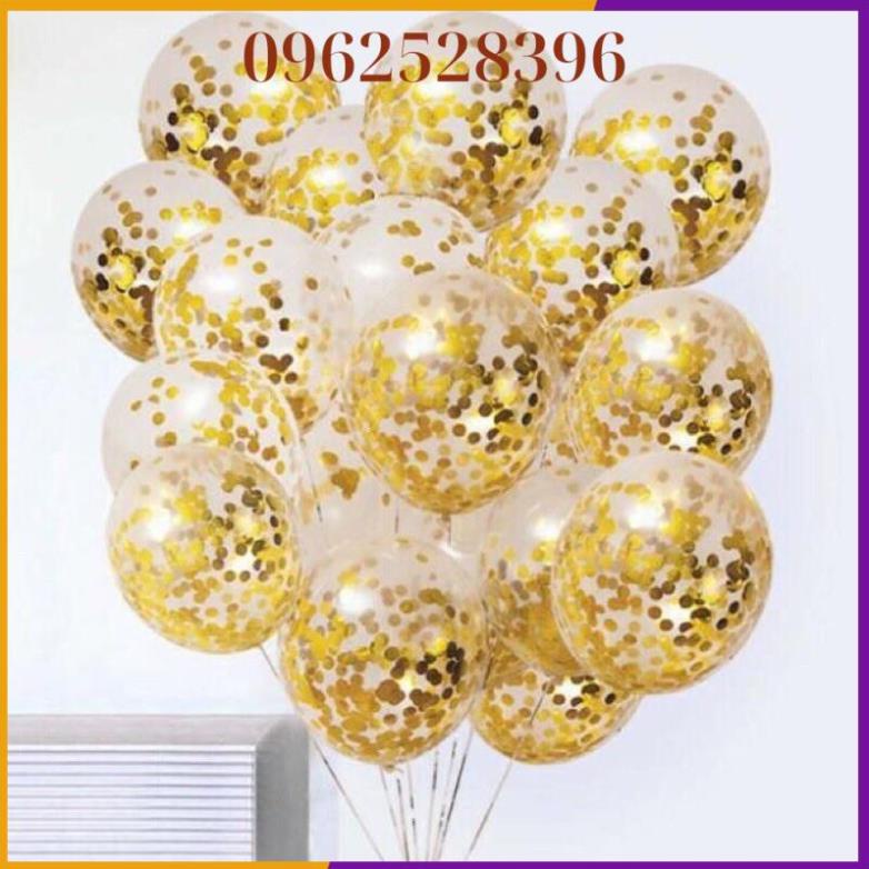 [ KHUYẾN + MẠI] Sét Bóng Trang Trí Phòng Cưới Tông Đỏ  Vàng [ Tặng 100 Cánh Hoa]