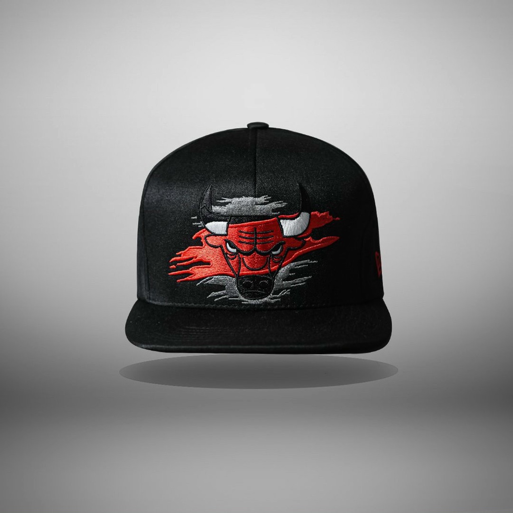 NÓN SNAPBACK CHICAGO BULLS LOGO THÊU NỔI CHẤT VẢI COTTON HÀN QUỐC CAO CẤP MÀU