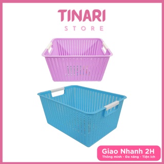 Rổ nhựa để đồ đa năng, rổ nhựa đan 3415-2 3415-3 hàng việt nhật cao cấp