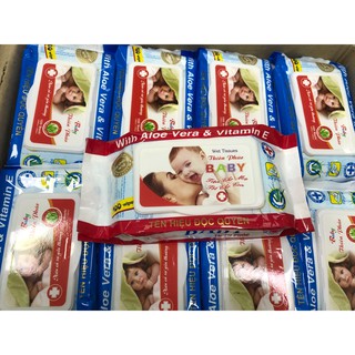 Khăn giấy ướt Thiên Phúc - 100 tờ / 1 bịch