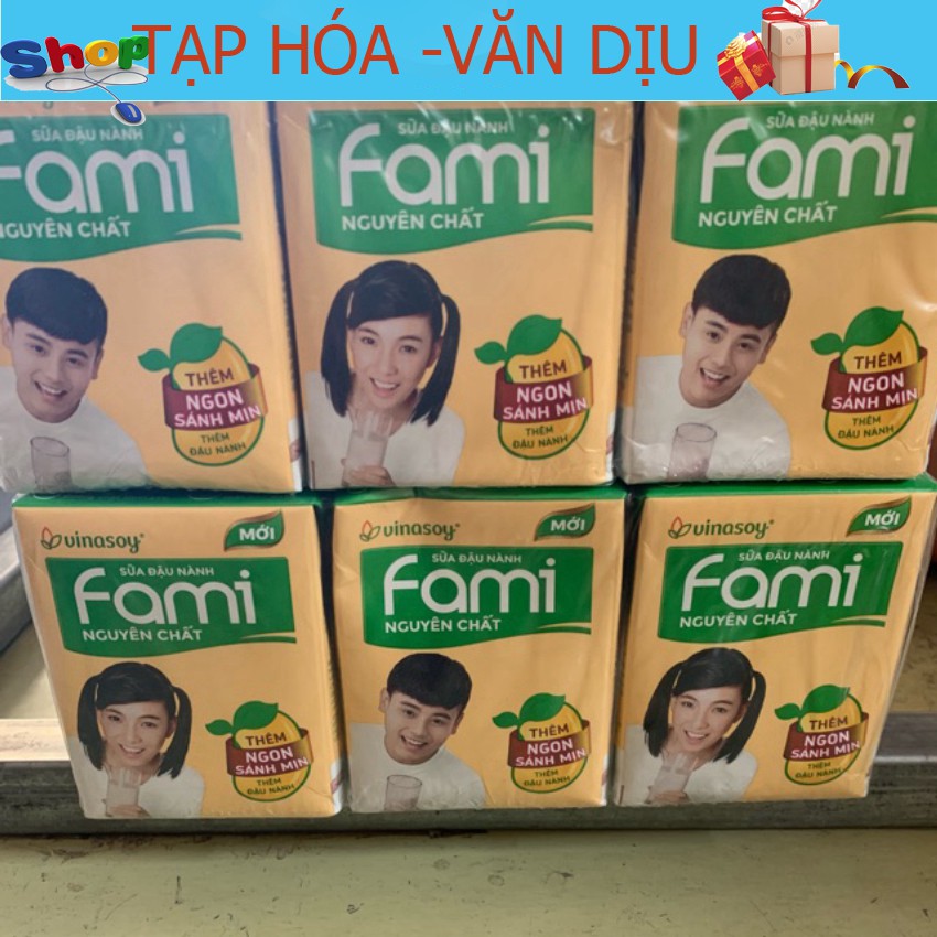 Combo 2 lốc sữa đậu nành Fami 200ml  ✅còn hàng ✅ tạp hóa Văn Dịu