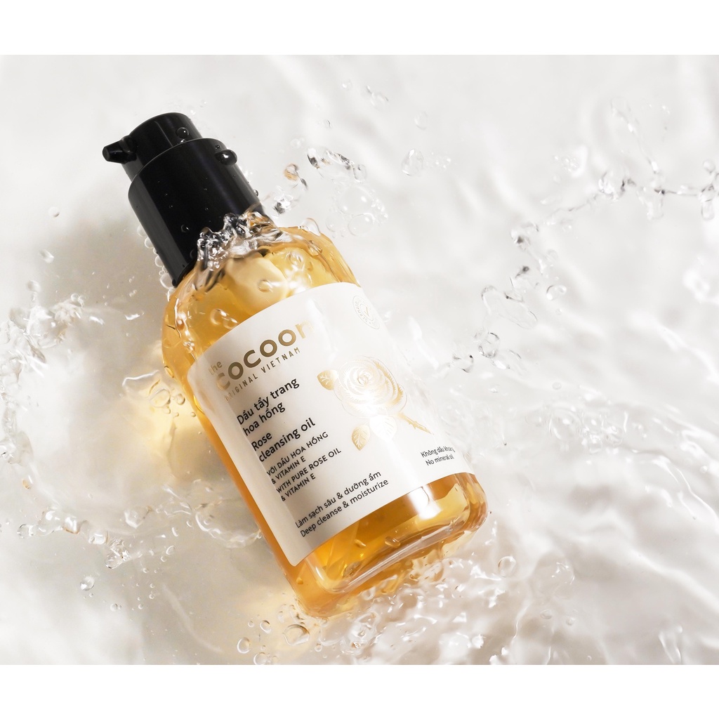 Dầu tẩy trang hoa hồng Cocoon - Rose Cleansing Oil 140ml