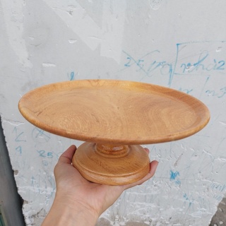 Mâm bồng - Đĩa trưng hoa quả bàn thờ cúng gỗ gõ0