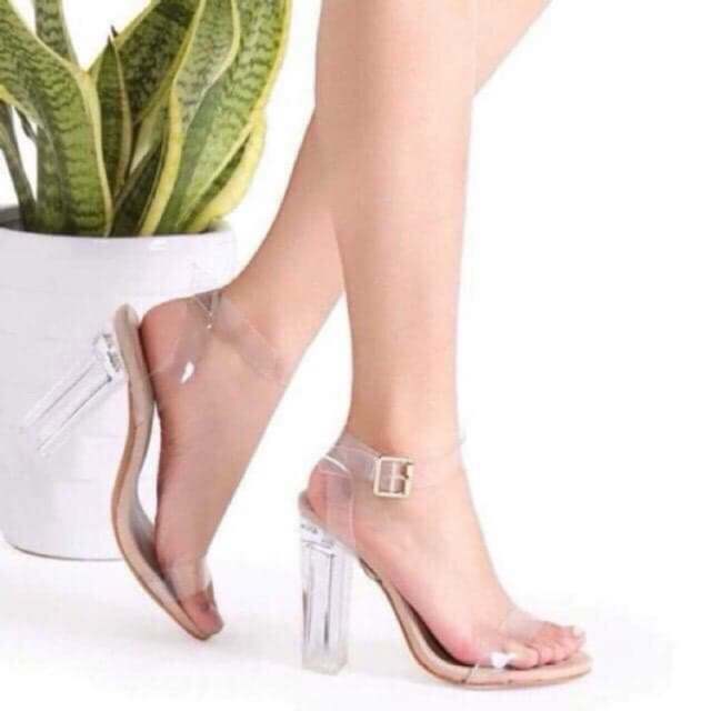 Sandal gót trong 9 phân